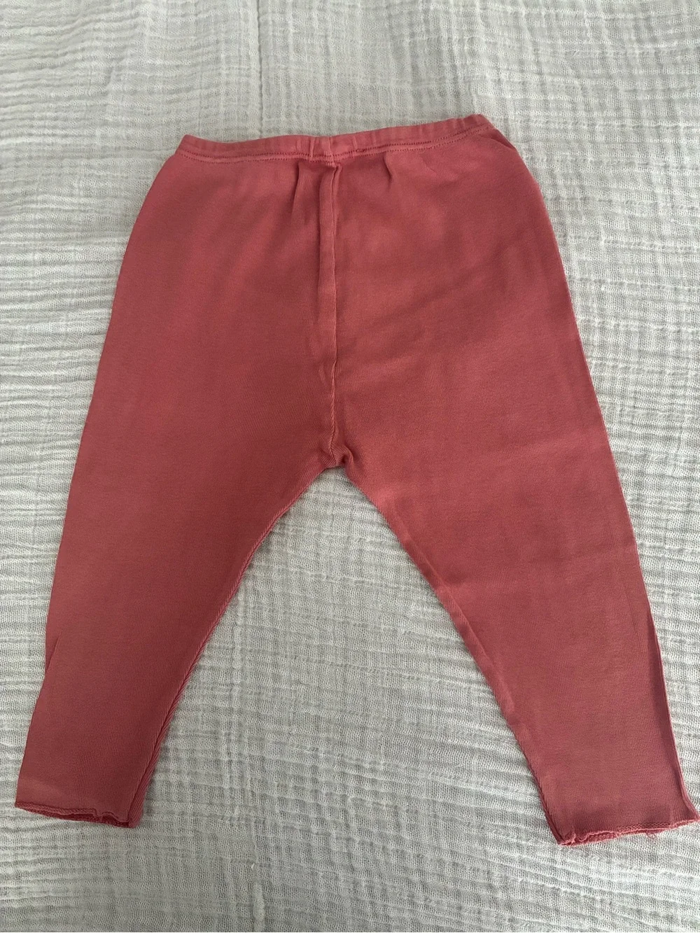 Bonpoint Baby Ripped 2-Piece Lounge Pajama Set Rose Pink